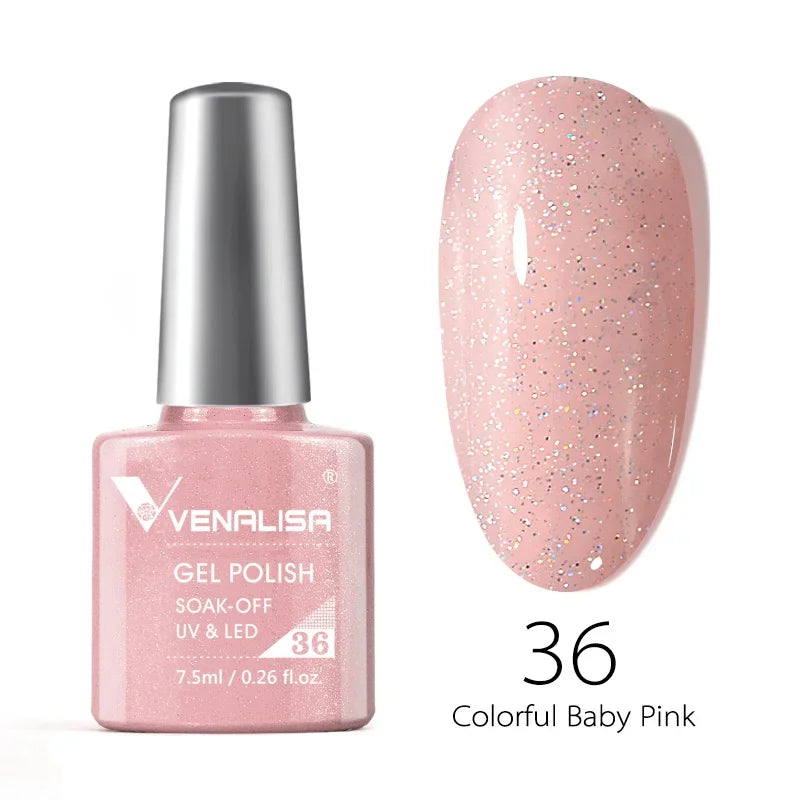Venalisa 7.5ml HEMA FREE TPO FREE Full Coverage Soak Off UV LED Gel Polish Semi Permanent Nail Varnish Long Wear Gel Lacquer