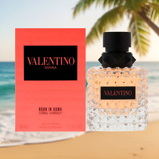 Valentino Donna Born In Roma Coral Fantasy Eau de Parfum Spray 1.7 oz / 50ml for Women