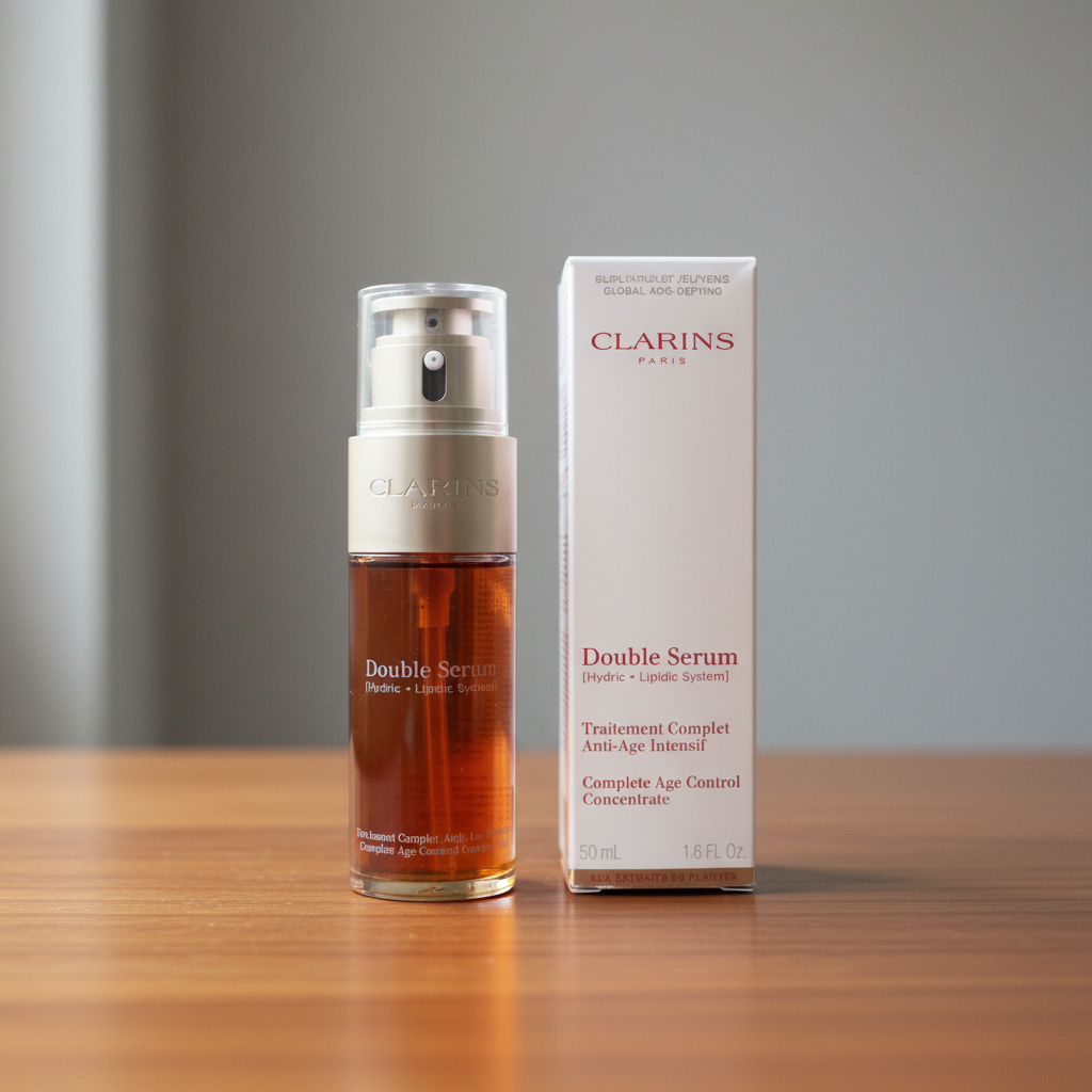 Clarins Double Serum Complete Age Defying Concentrate 1.6oz Hydric + Lipidic