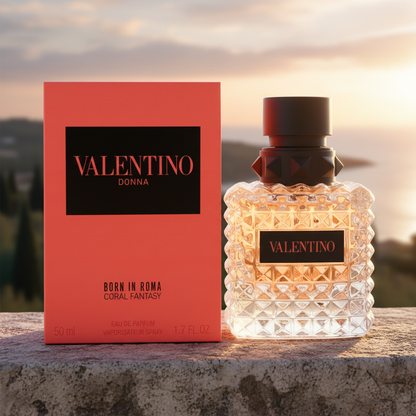 Valentino Donna Born In Roma Coral Fantasy Eau de Parfum Spray 1.7 oz / 50ml for Women