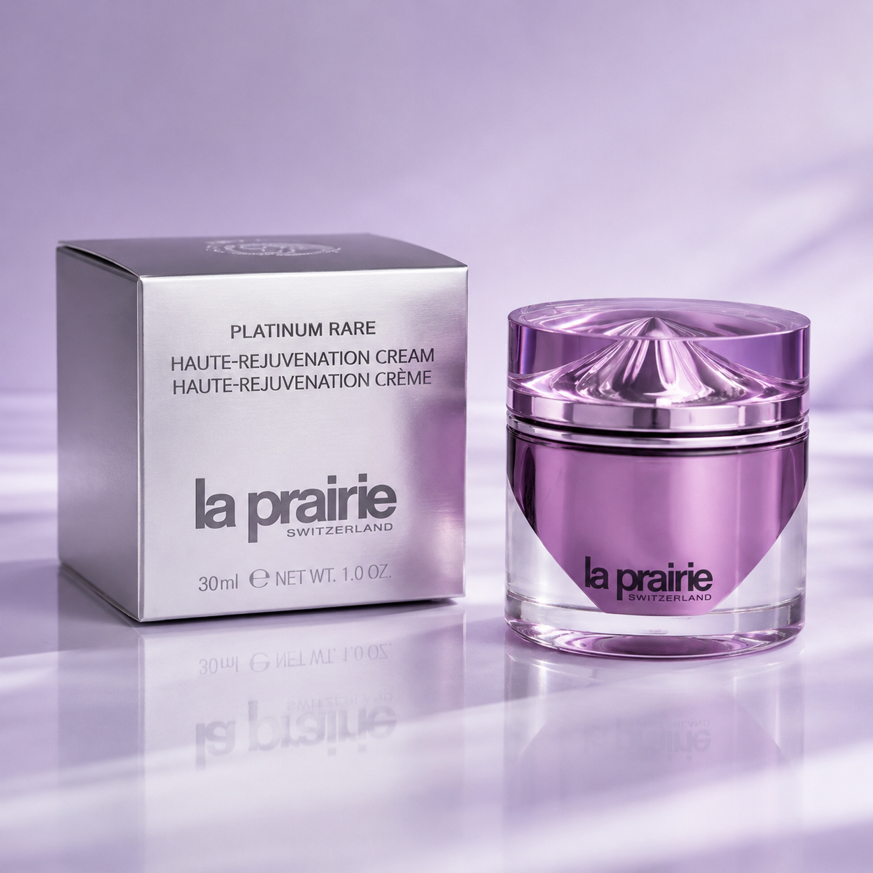 2 Pack La Prairie Platinum Rare Haute-Rejuvenation Cream 30ml