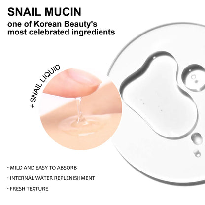 92% Snail Facial Essence Smoothing Your Skin Hydrating and Moisturizing Face Serum 100Ml