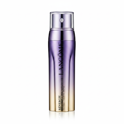 Lancome Renergie C.R.x Triple Serum Retinol bottle on white background