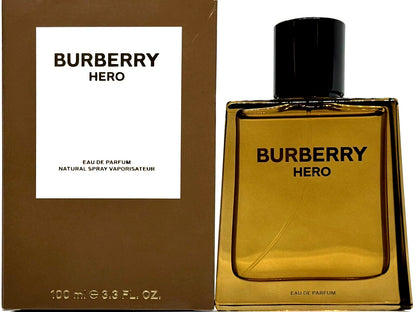 BURBERRY HERO EAU DE PARFUM SPRAY FOR MEN 3.3 Oz / 100 ml BRAND NEW ITEM!!!