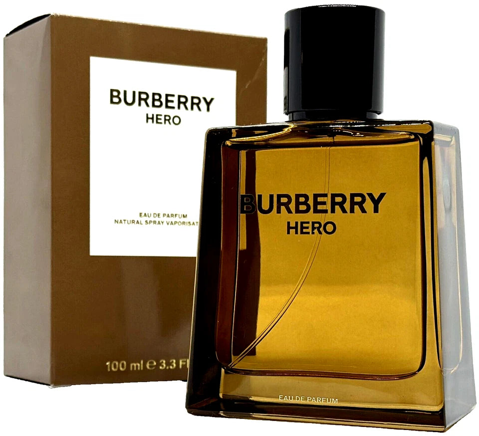 BURBERRY HERO EAU DE PARFUM SPRAY FOR MEN 3.3 Oz / 100 ml BRAND NEW ITEM!!!