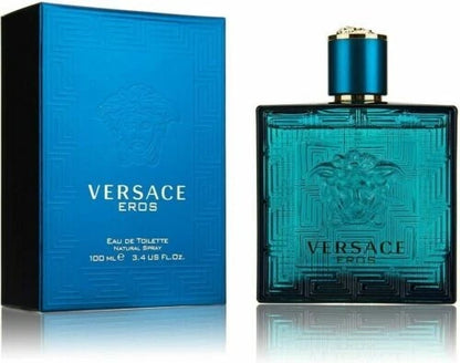 Versace Eros Eau de Toilette Spray for Men 100ml (3.4 fl oz)